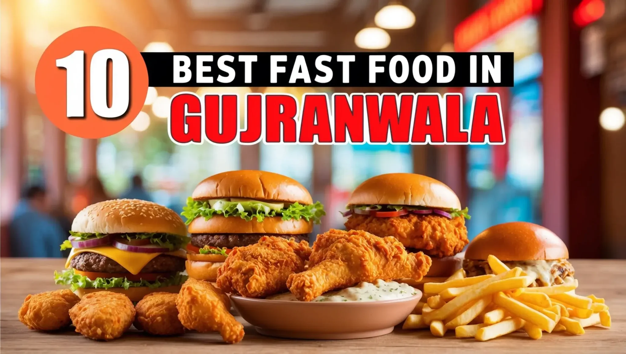 Best fast food in Gujranwala