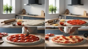 Make Pepperoni Pizza Step by Step